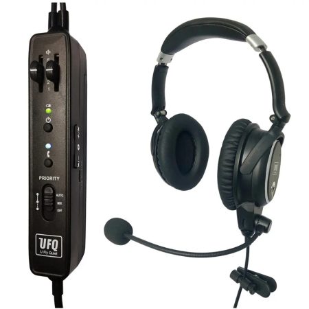 UFQ BT A7 ANR aircraft pilot headphones 